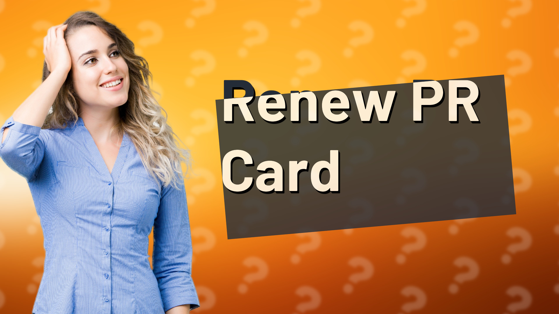 Renew PR Card