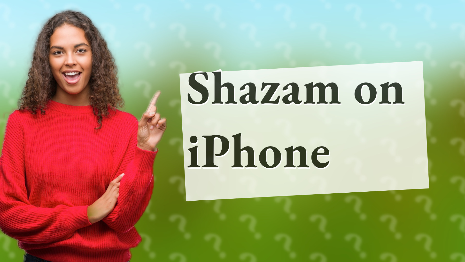 Shazam on iPhone
