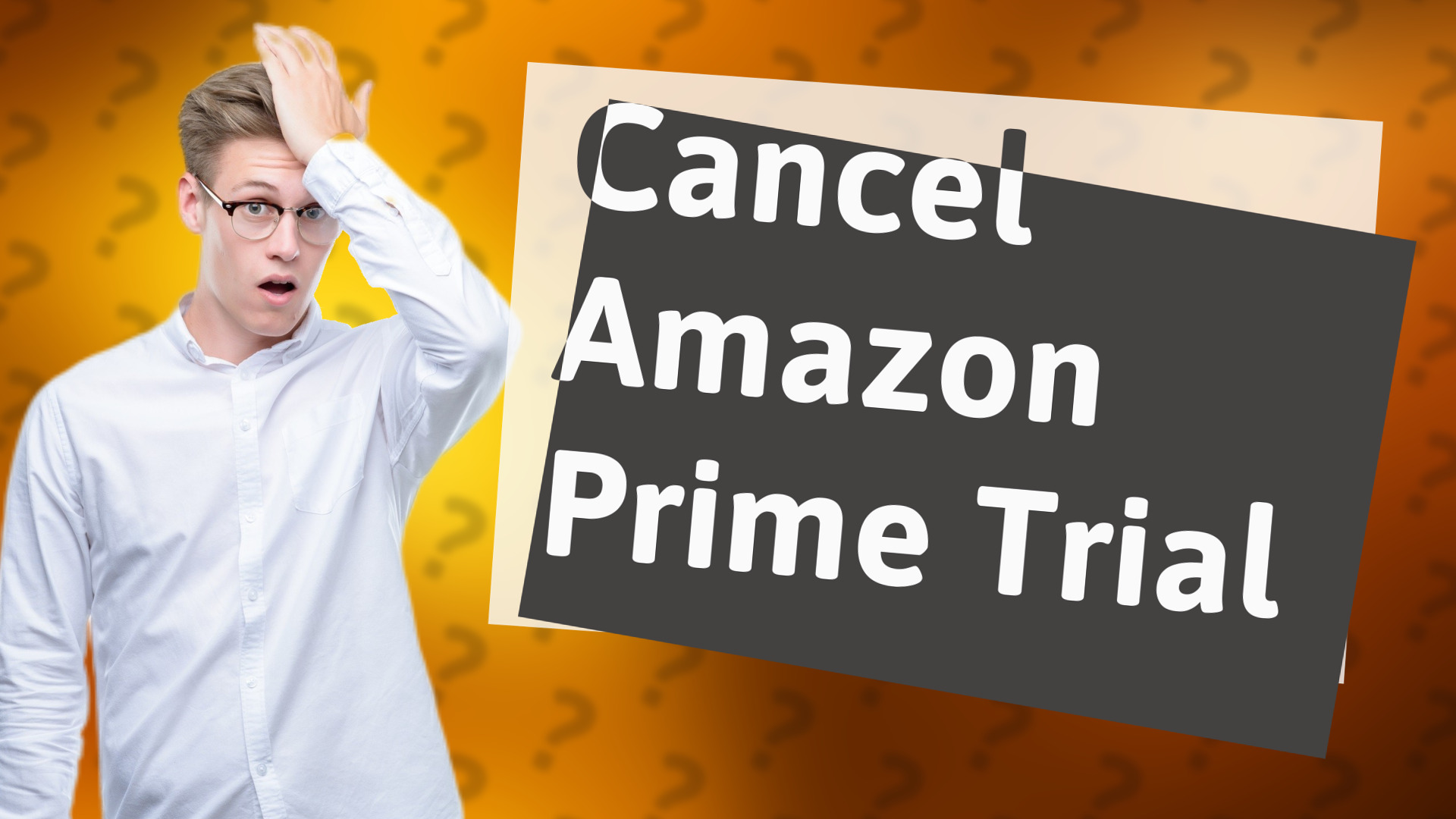 Cancel Amazon Prime Trial