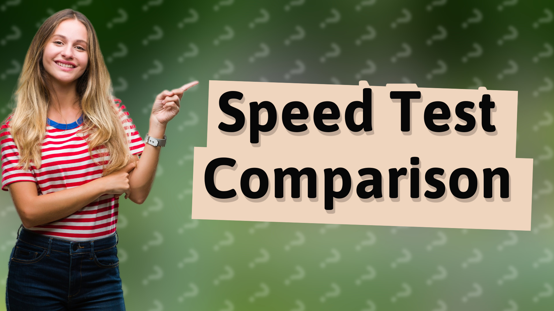 Speed Test Comparison