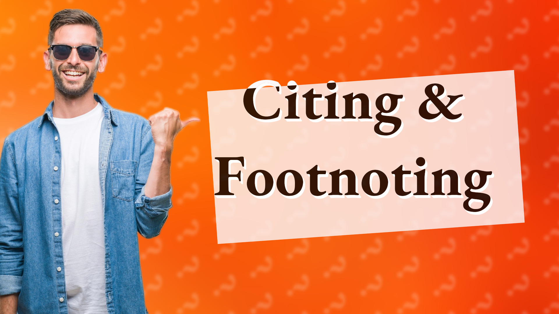 Citing & Footnoting