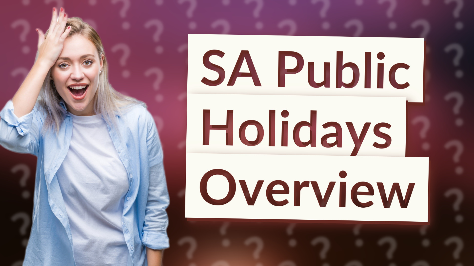 SA Public Holidays Overview