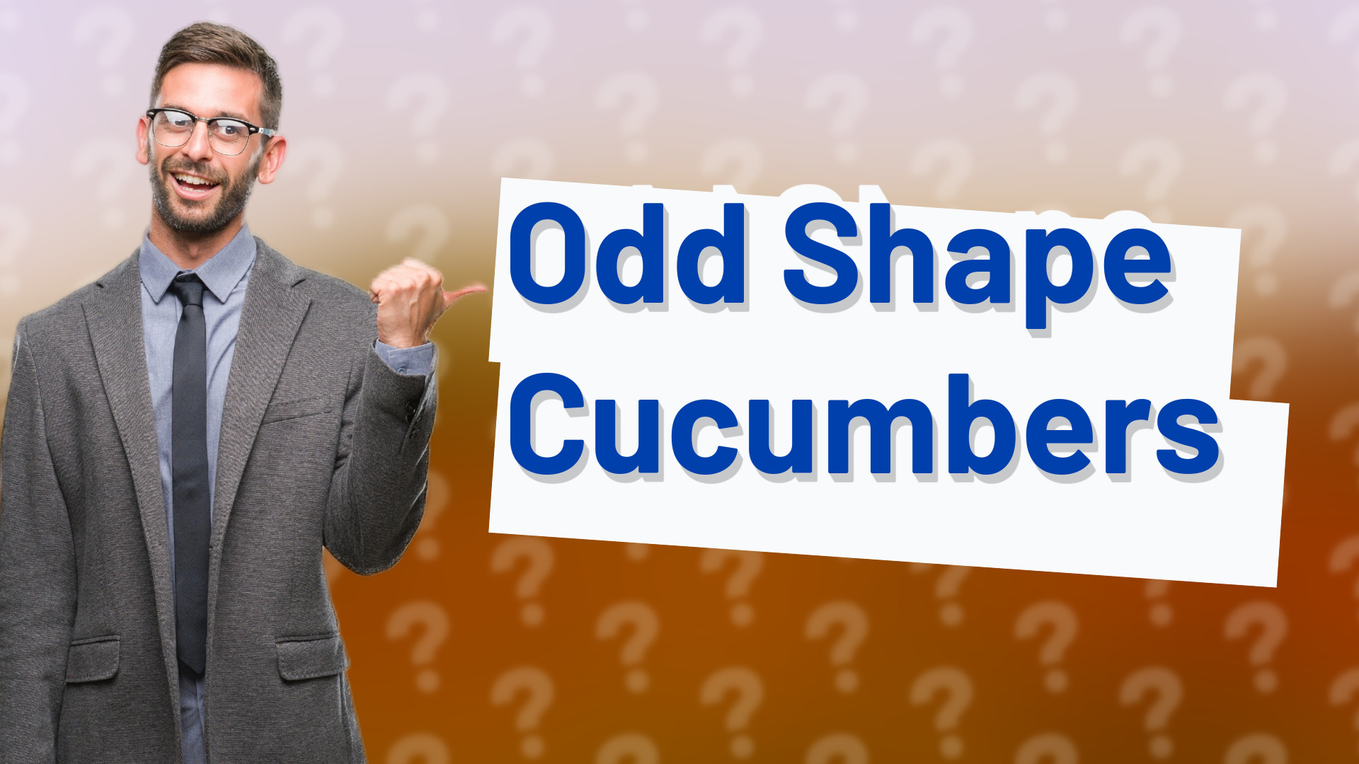 Odd Shape Cucumbers