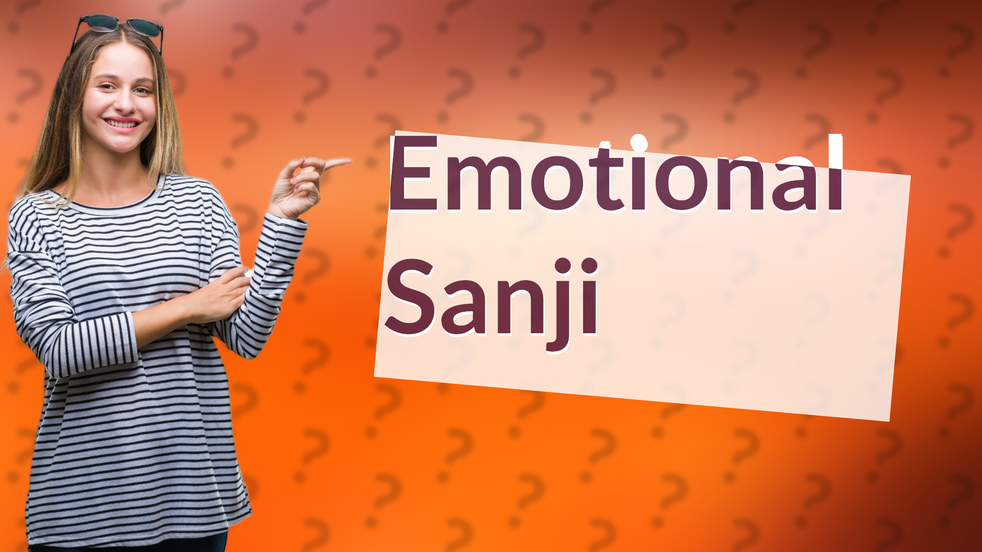 Emotional Sanji