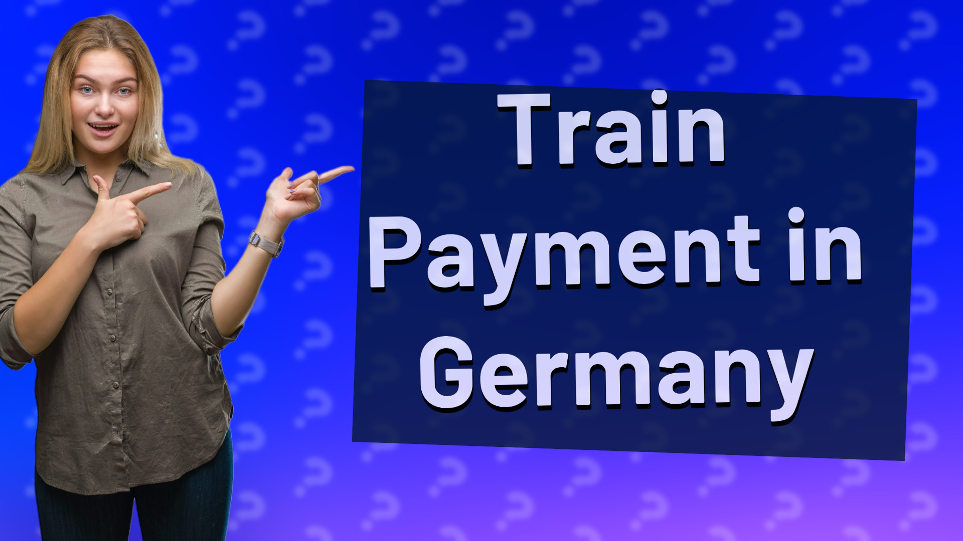 Train Payment in Germany