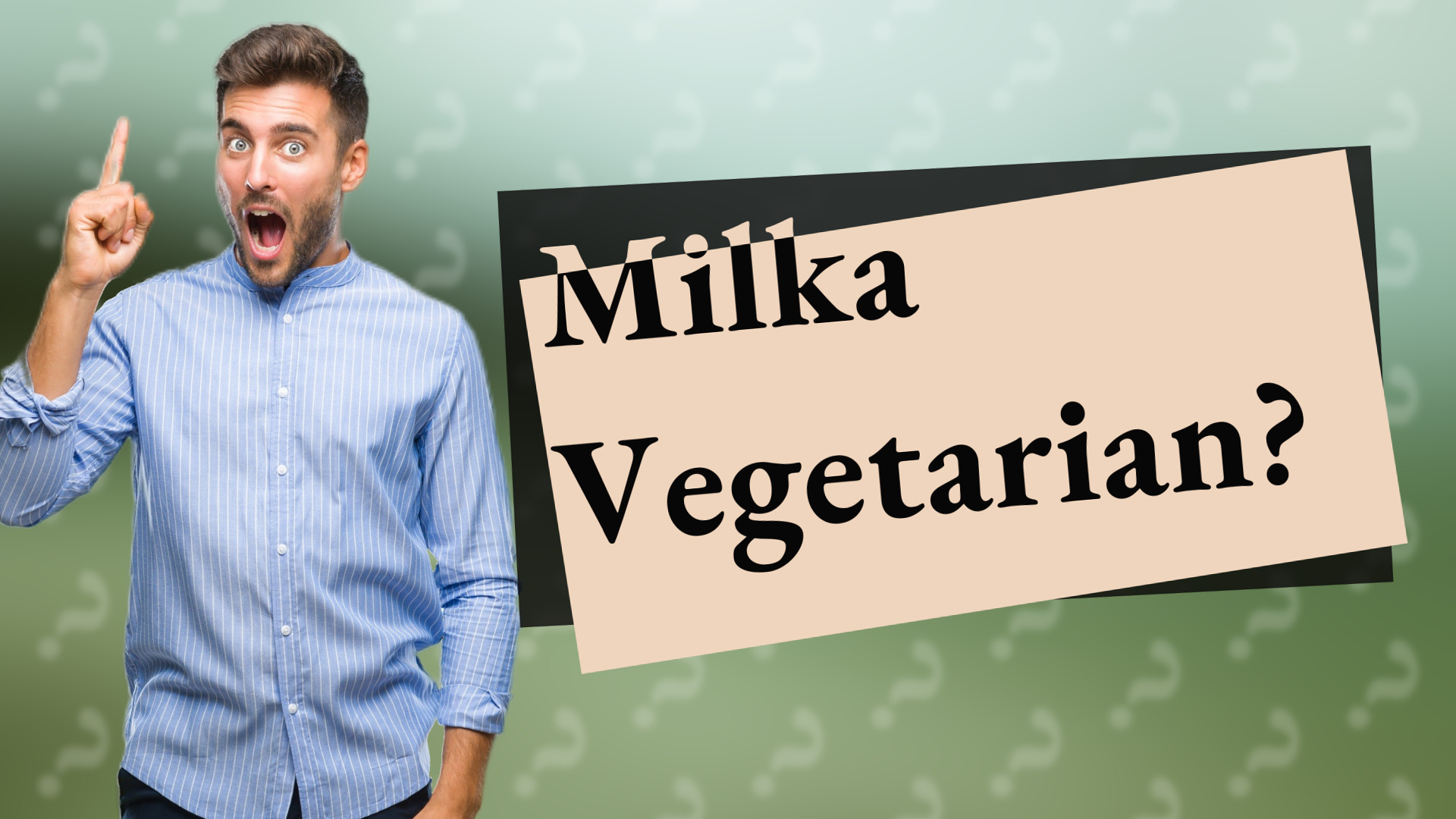 Milka Vegetarian?