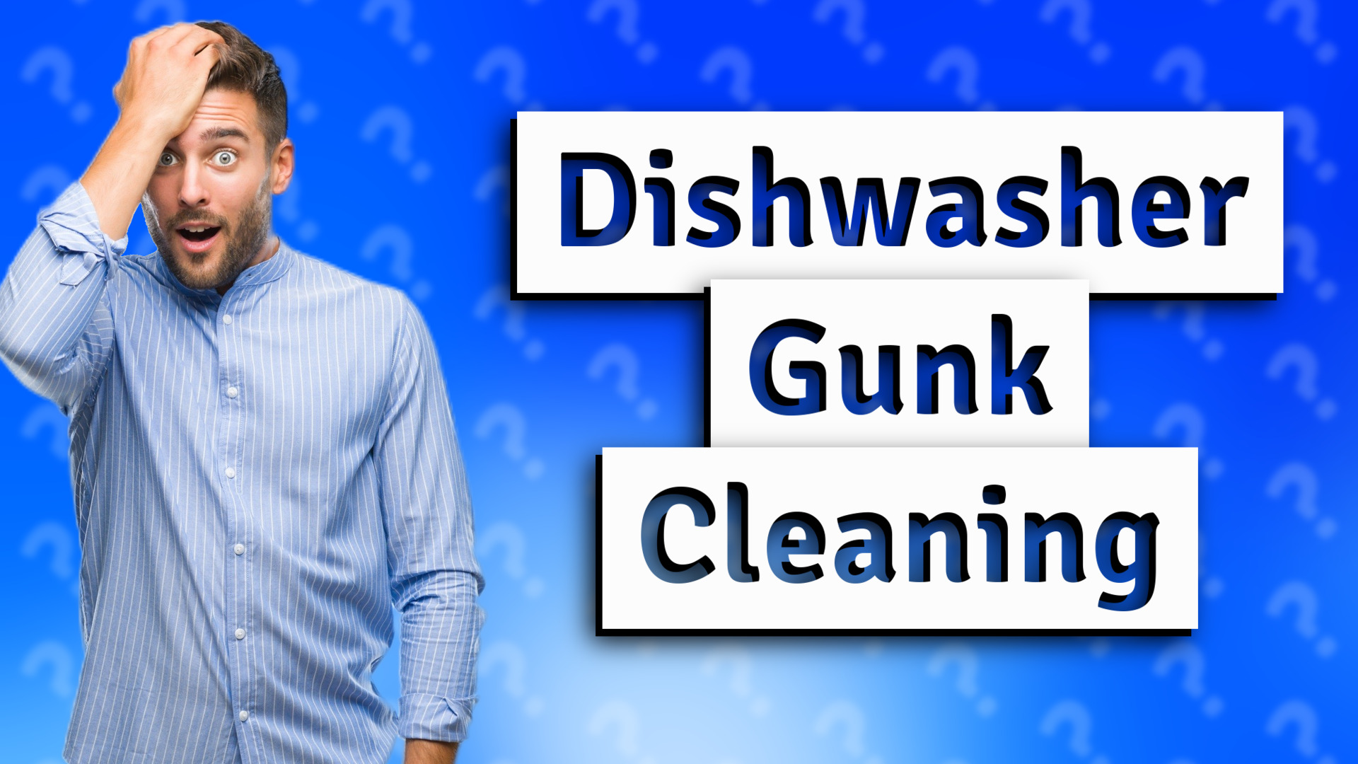 Dishwasher Gunk Cleaning