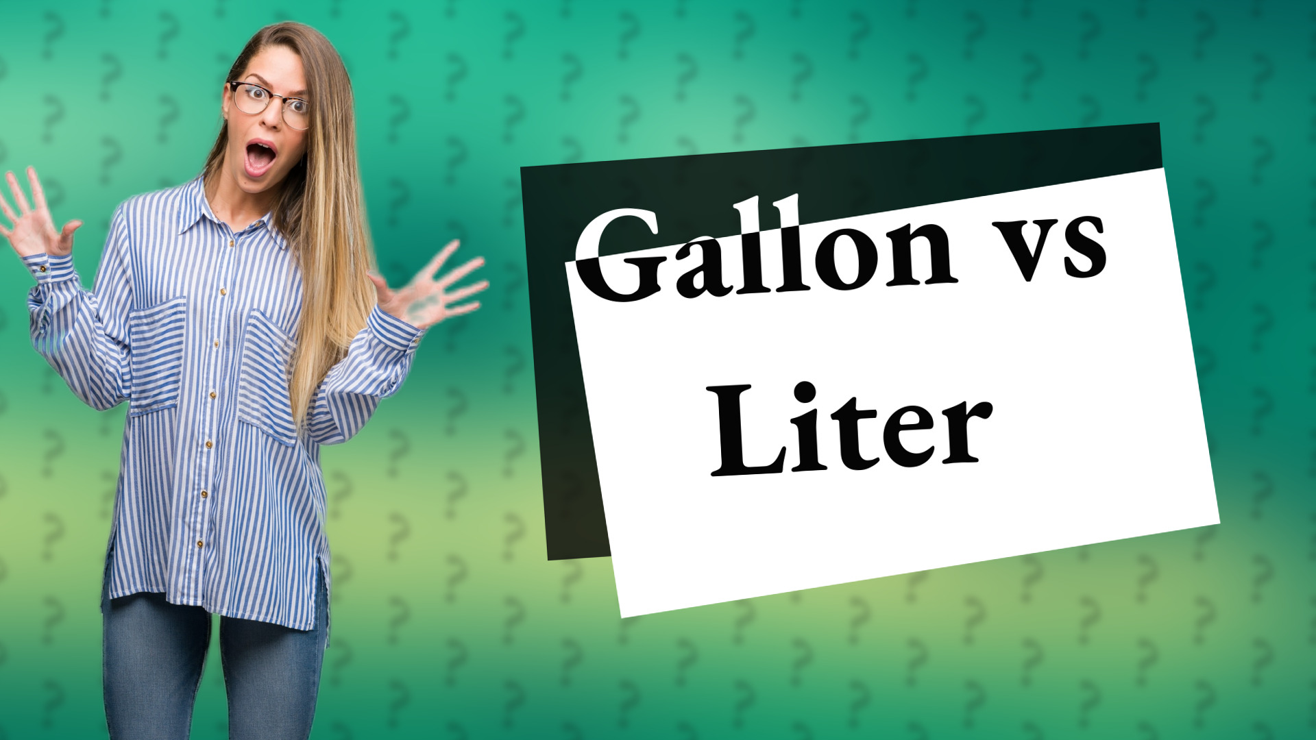 Gallon vs Liter