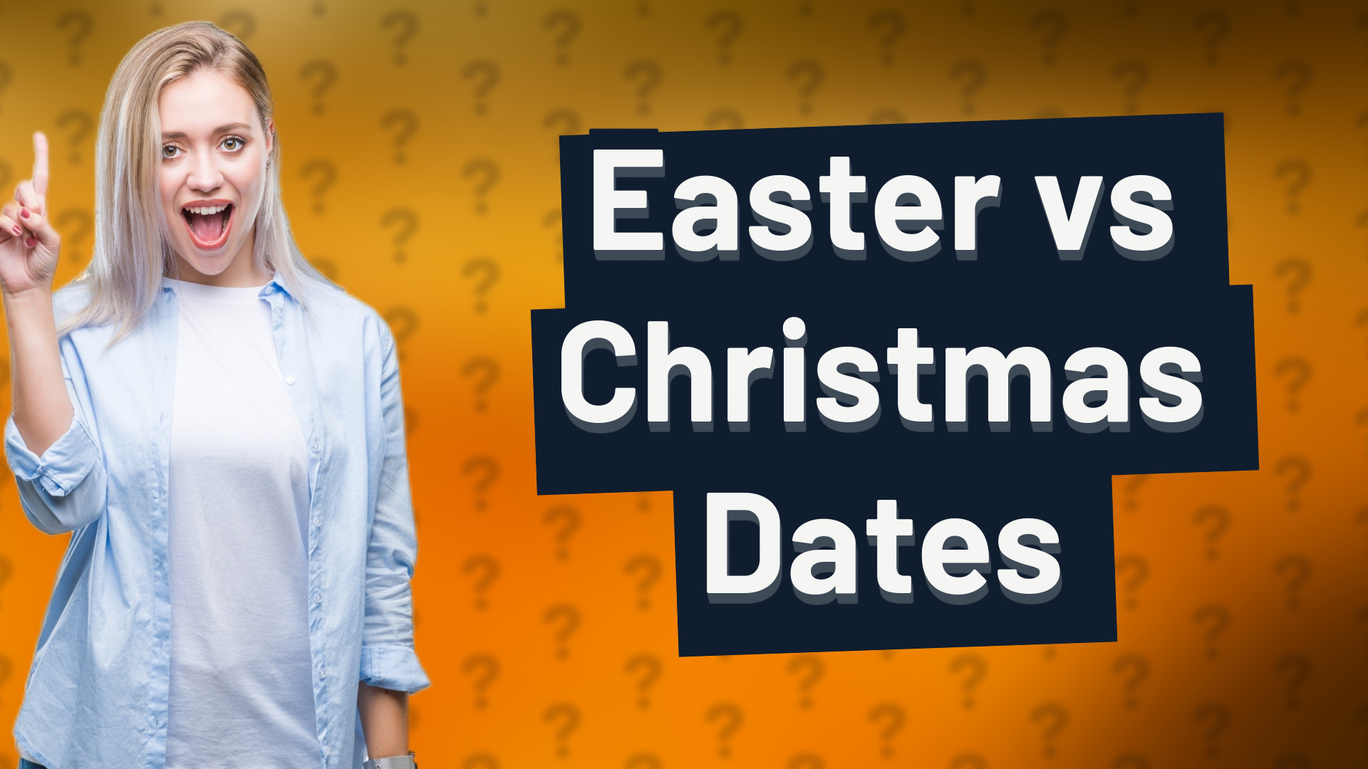 Easter vs Christmas Dates