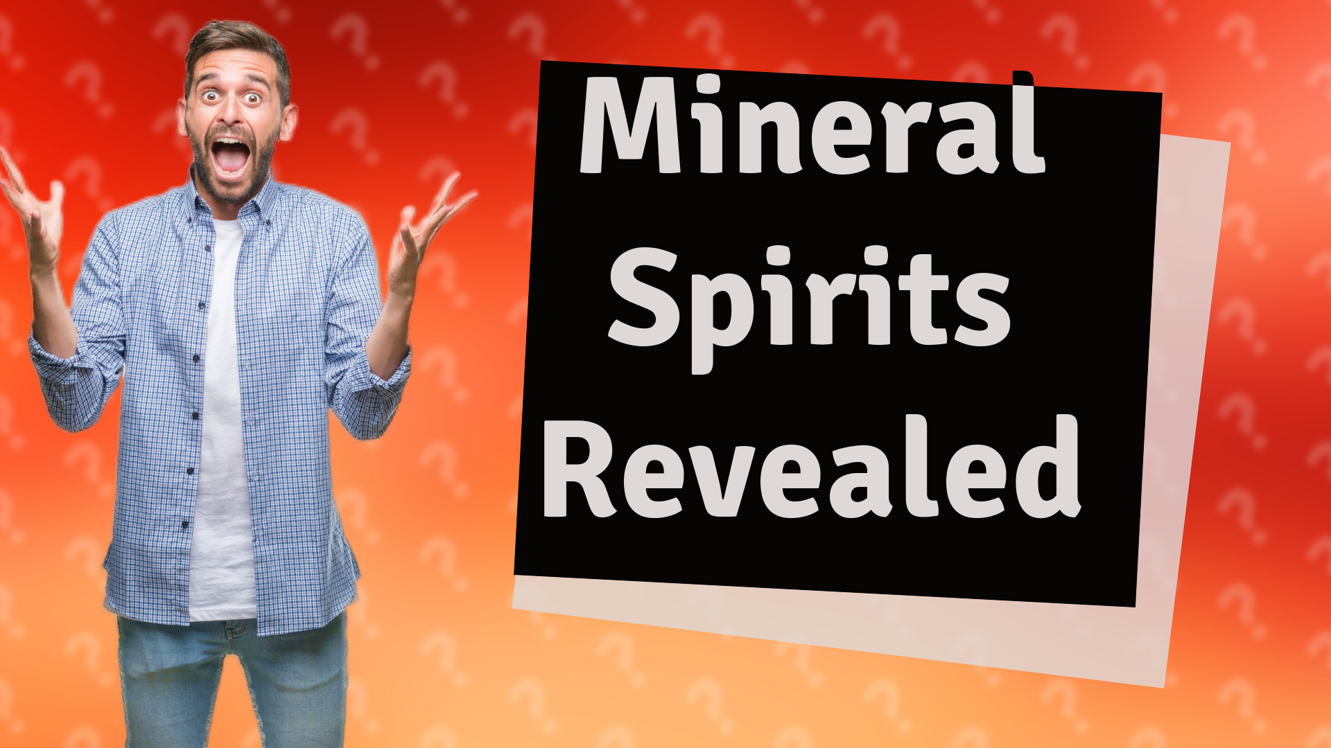 Mineral Spirits Revealed