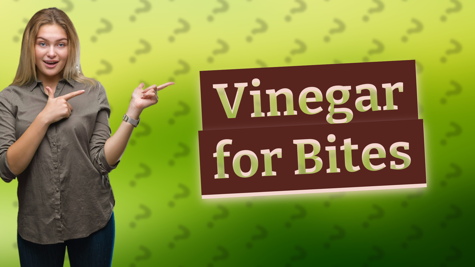 Vinegar for Bites