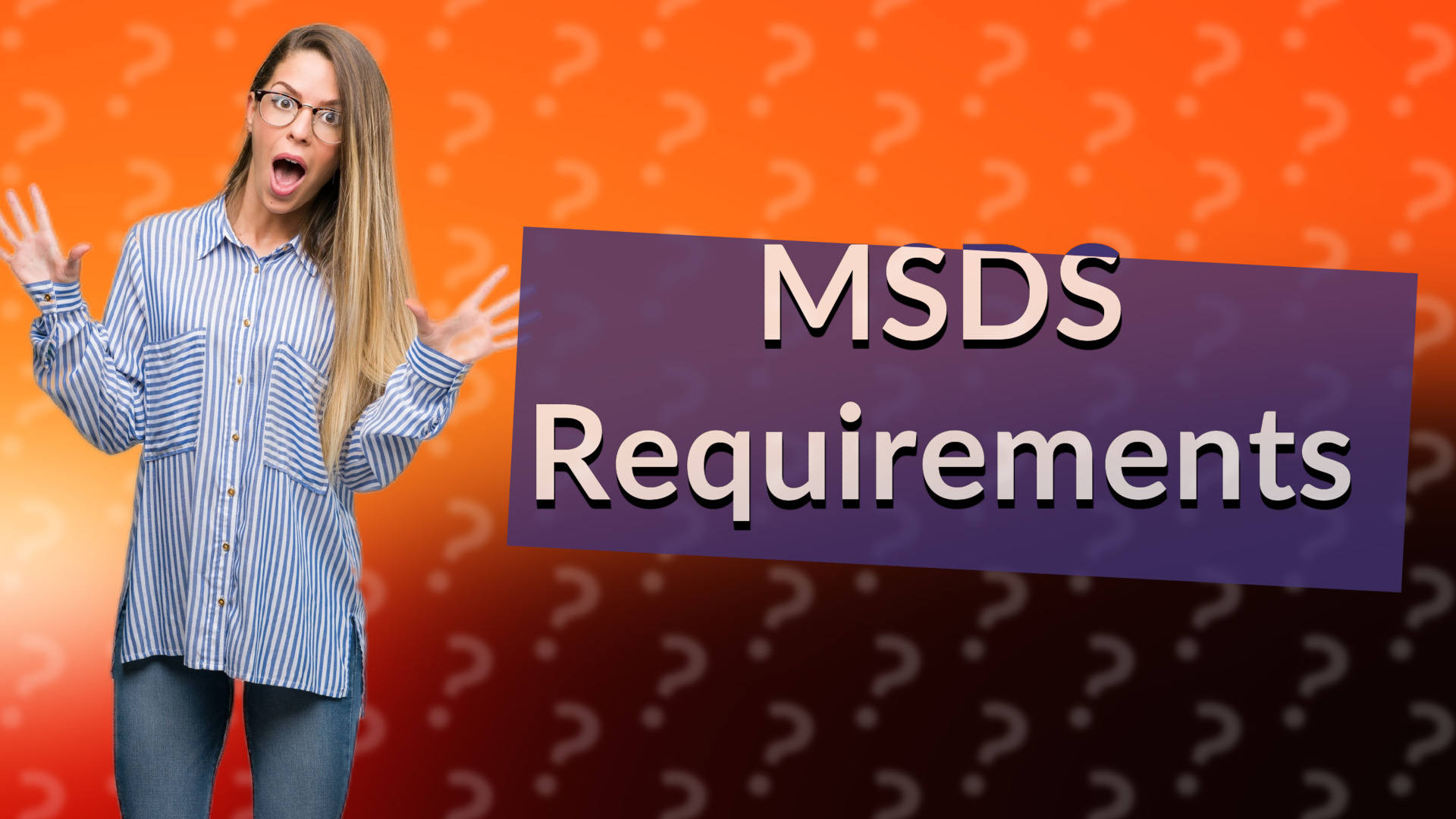 MSDS Requirements