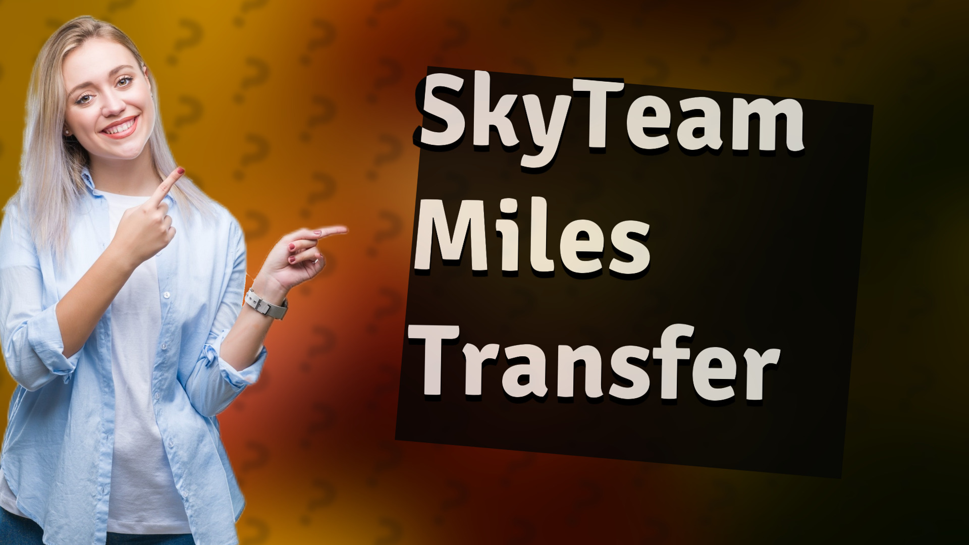 SkyTeam Miles Transfer