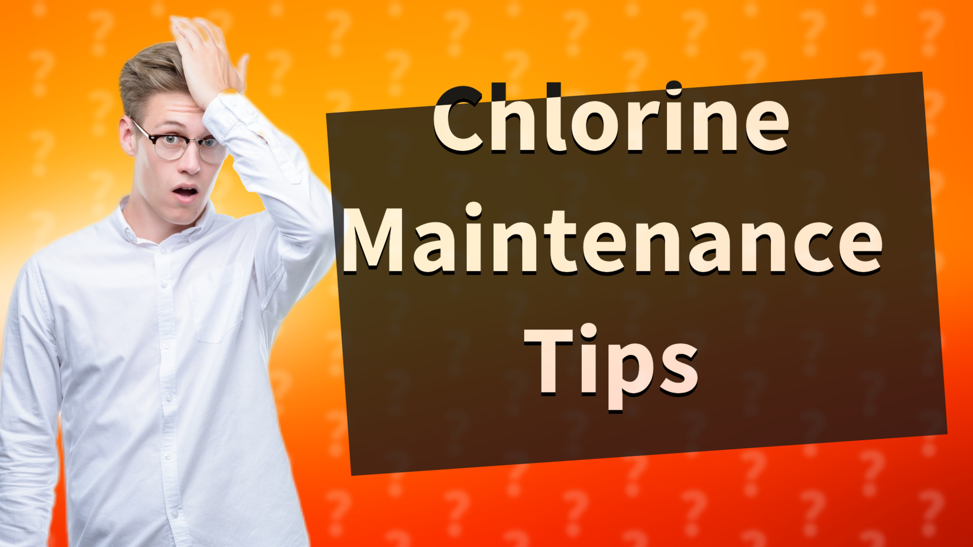 Chlorine Maintenance Tips