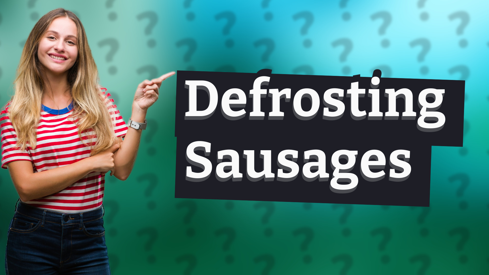 Defrosting Sausages