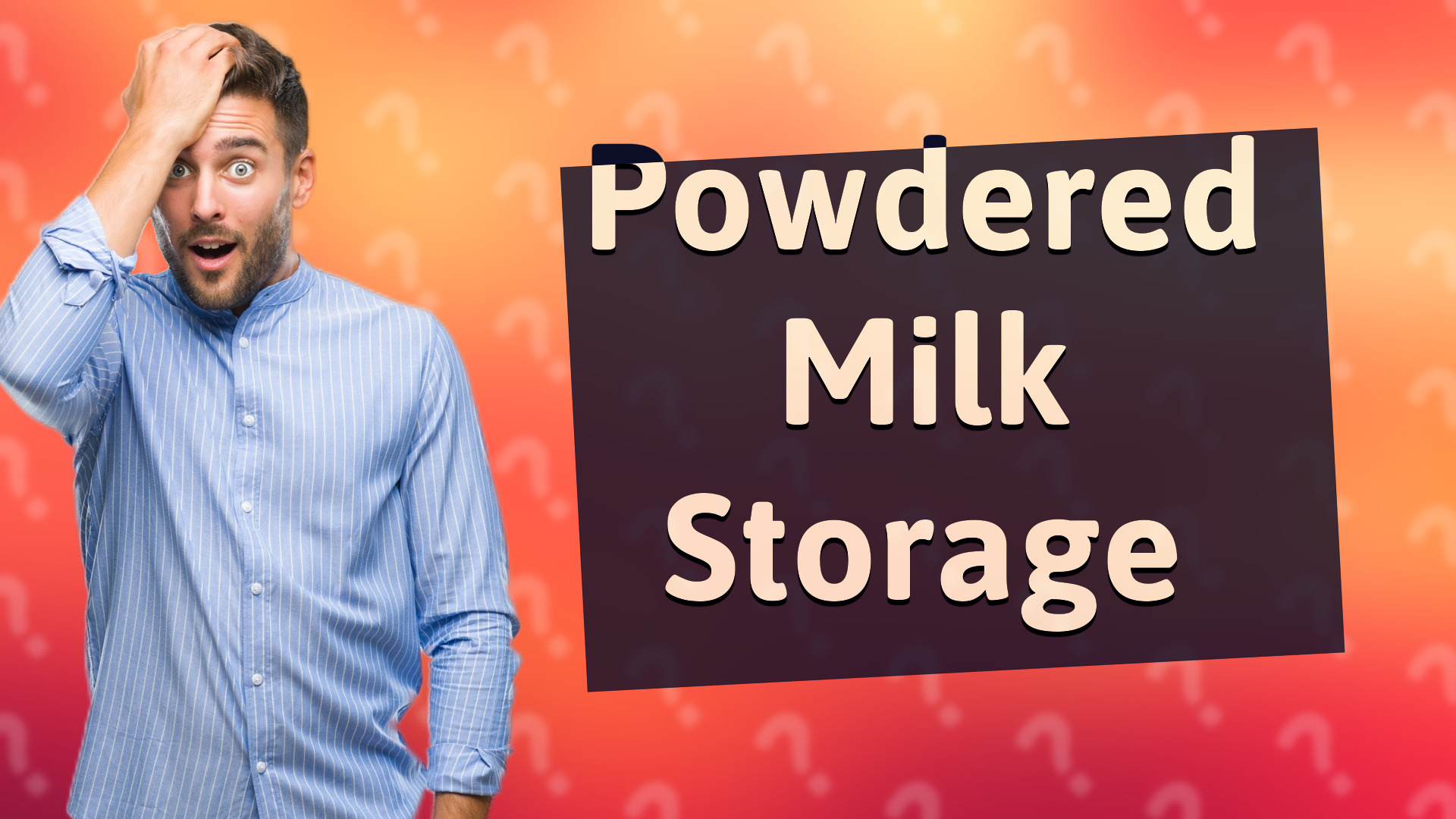 Powdered Milk Storage