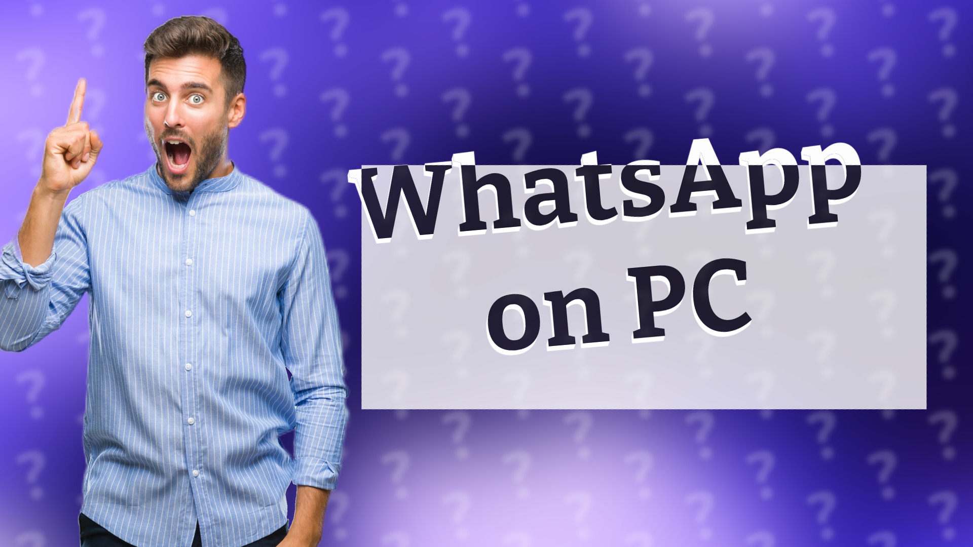 WhatsApp on PC
