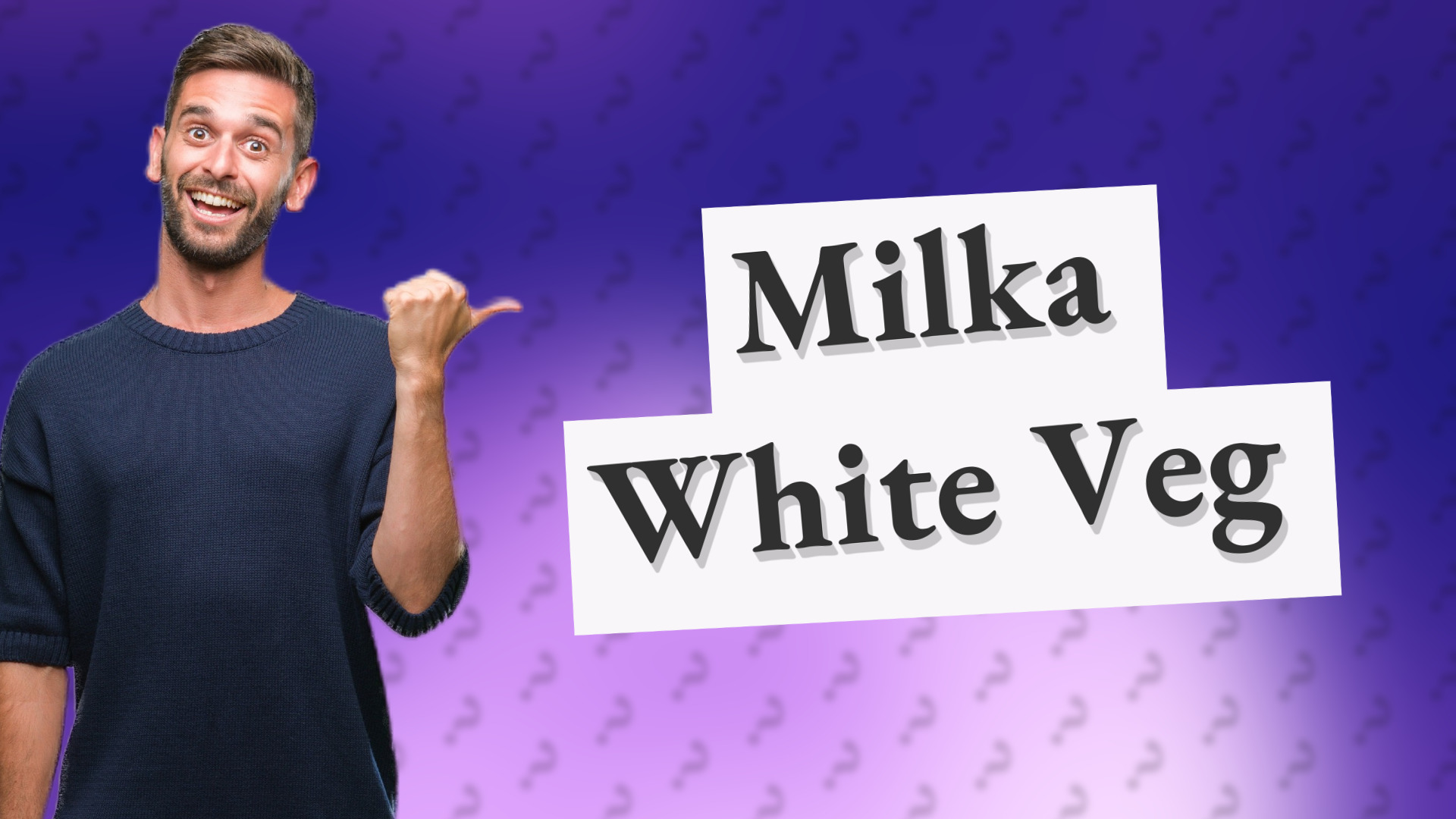 Milka White Veg