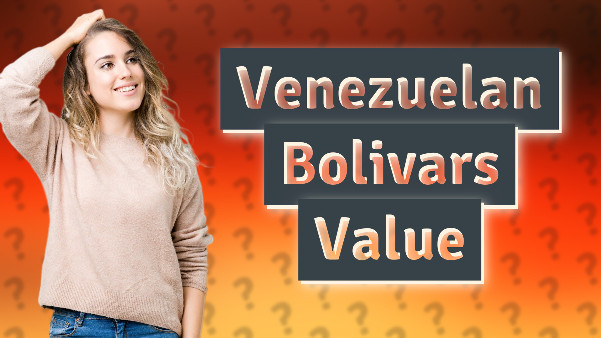 Venezuelan Bolivars Value