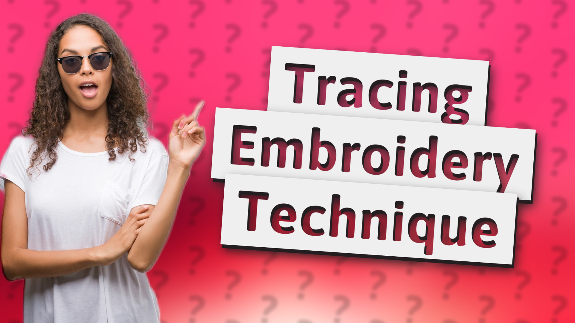 Tracing Embroidery Technique
