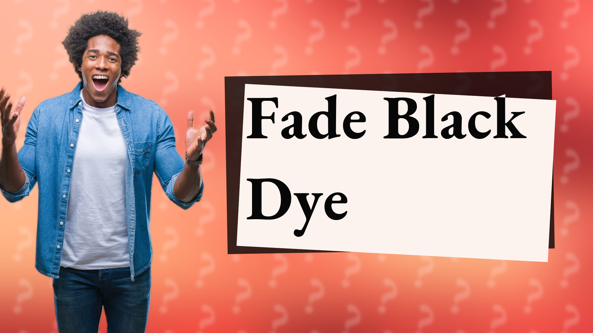 Fade Black Dye