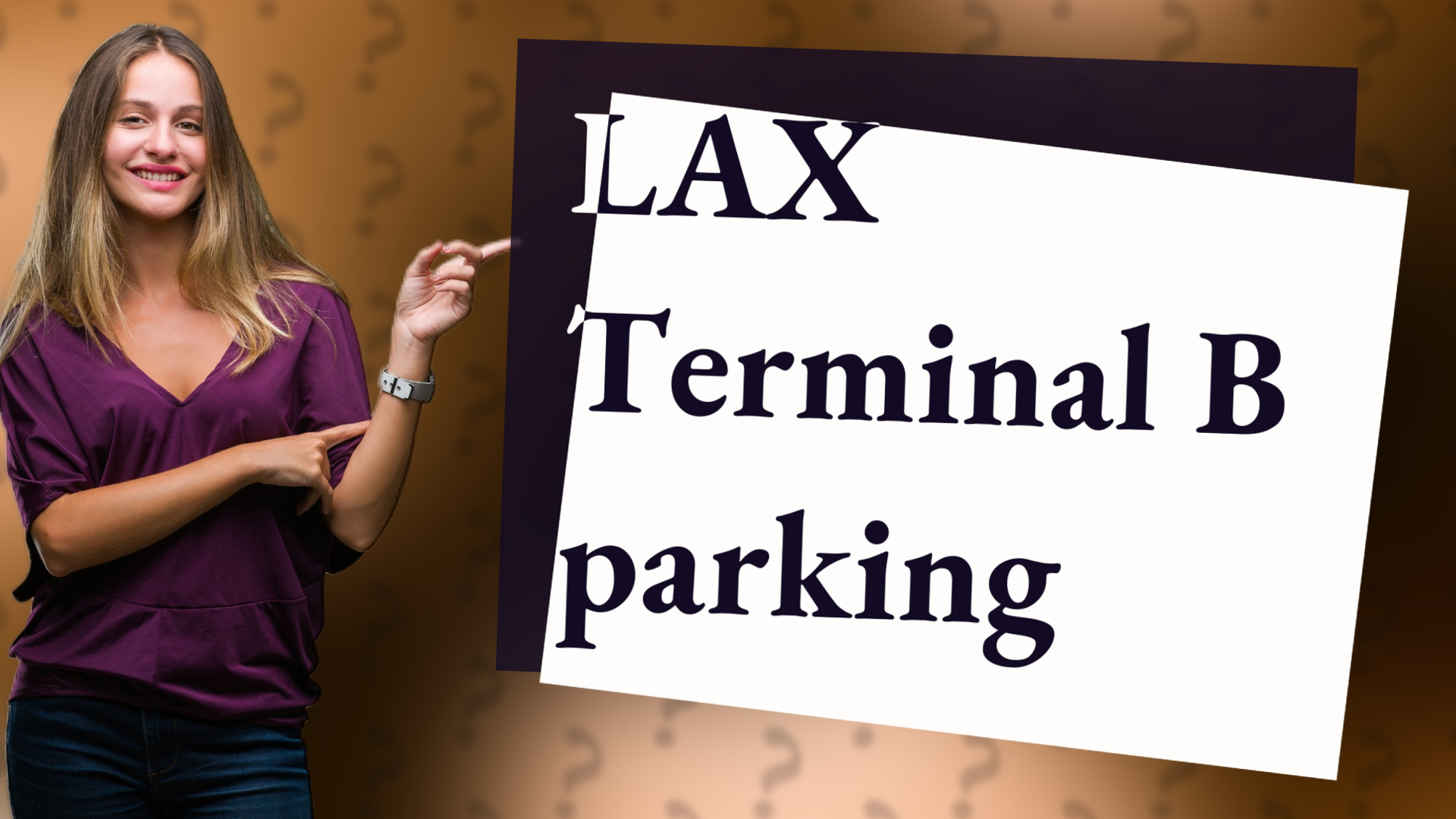 LAX Terminal B parking