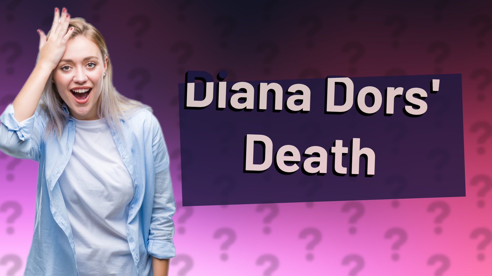 Diana Dors' Death
