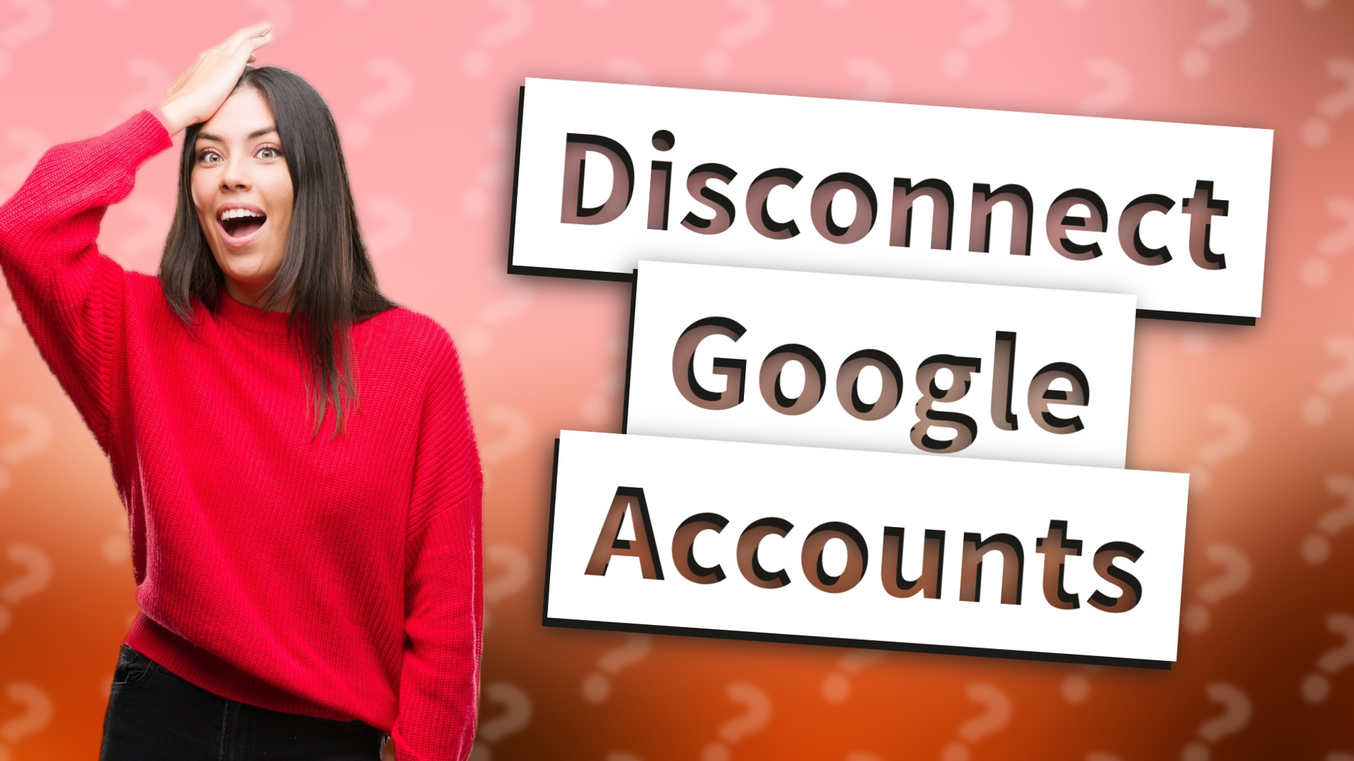 Disconnect Google Accounts