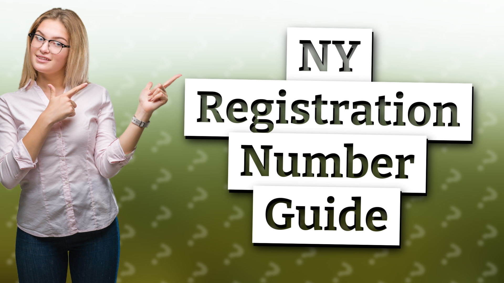 NY Registration Number Guide