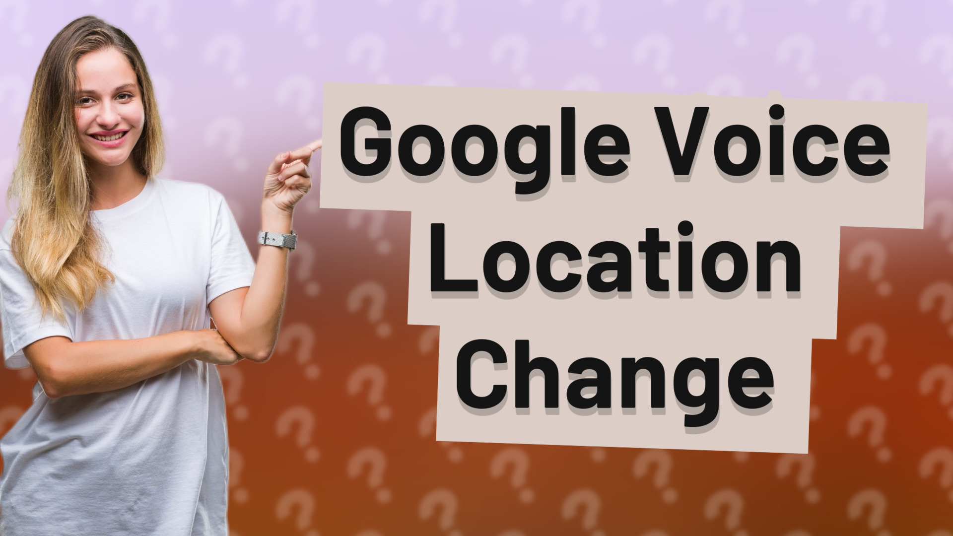 Google Voice Location Change