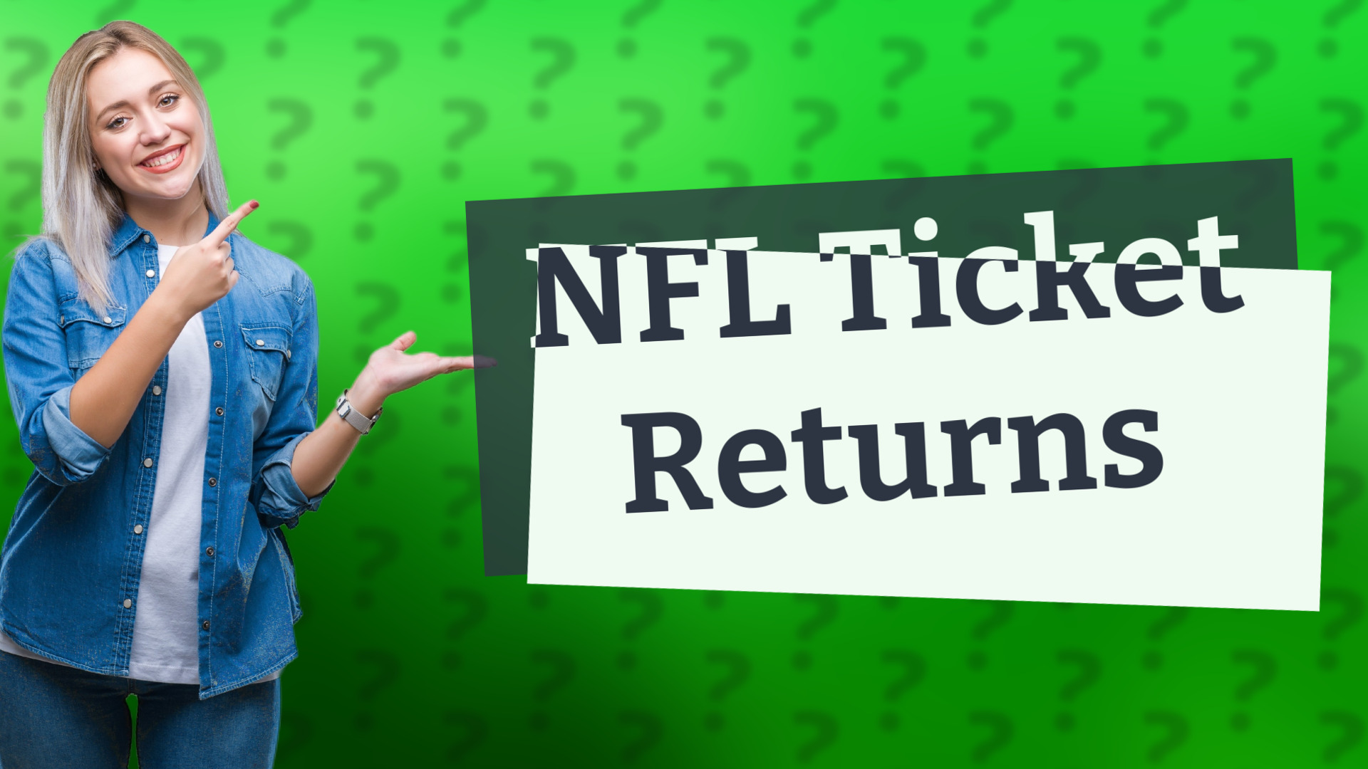 NFL Ticket Returns