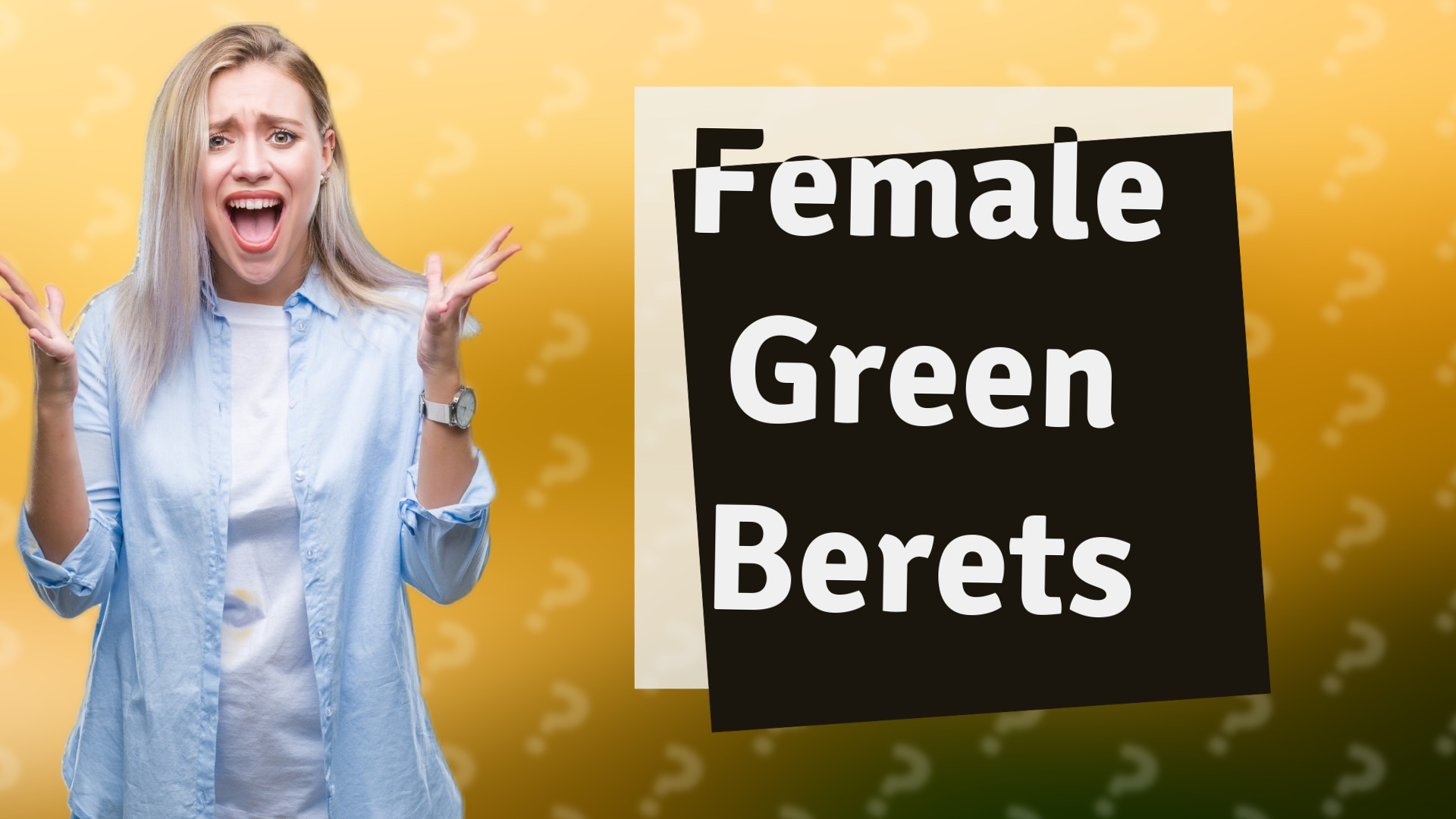 Female Green Berets