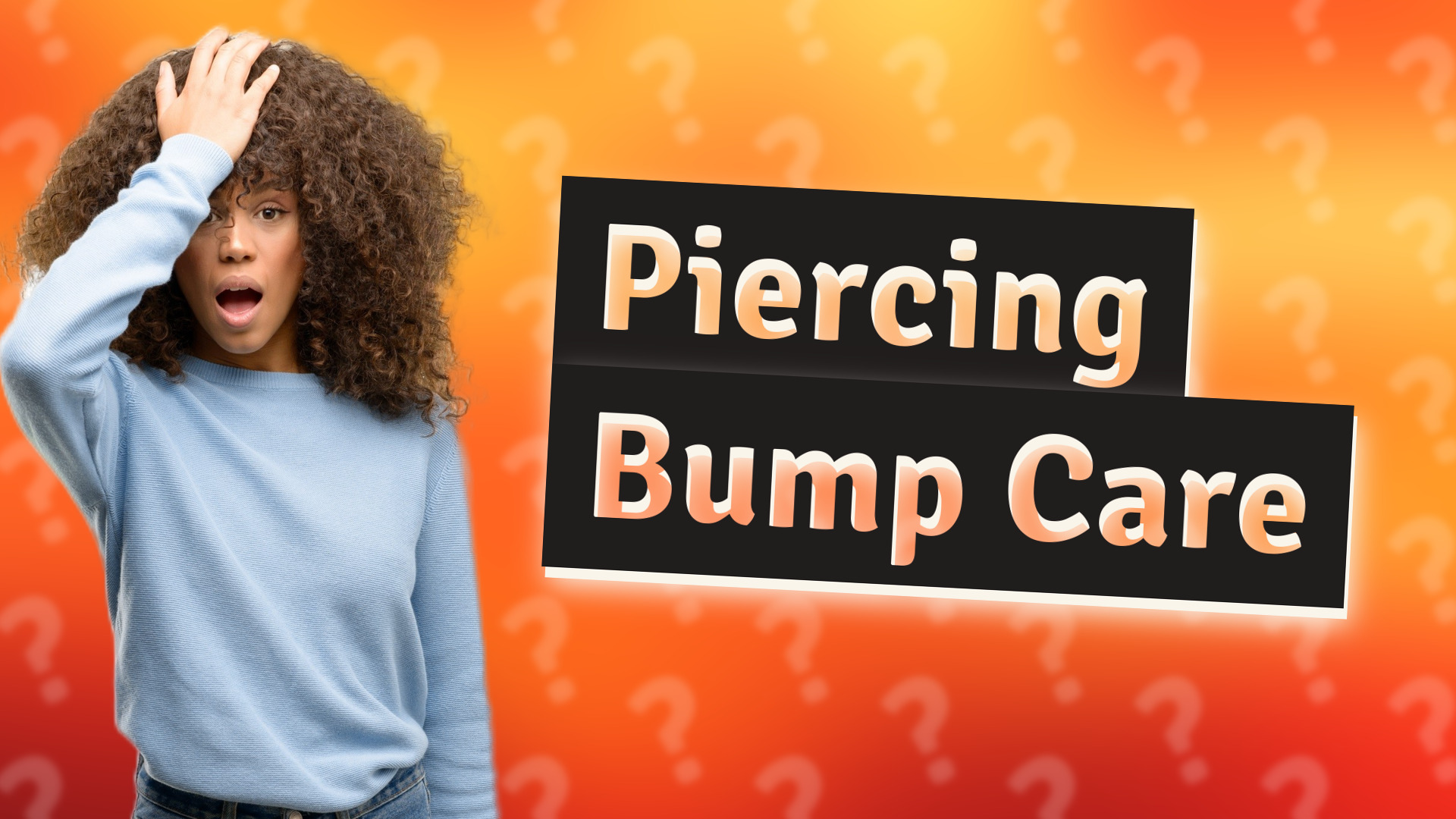 Piercing Bump Care