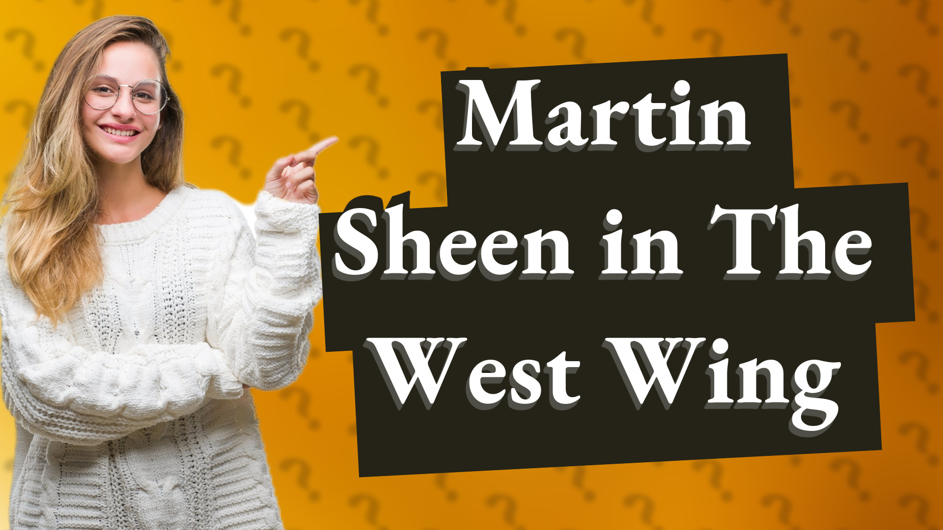 Martin Sheen in The West Wing