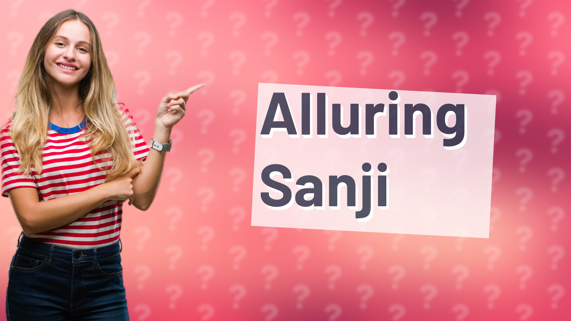 Alluring Sanji