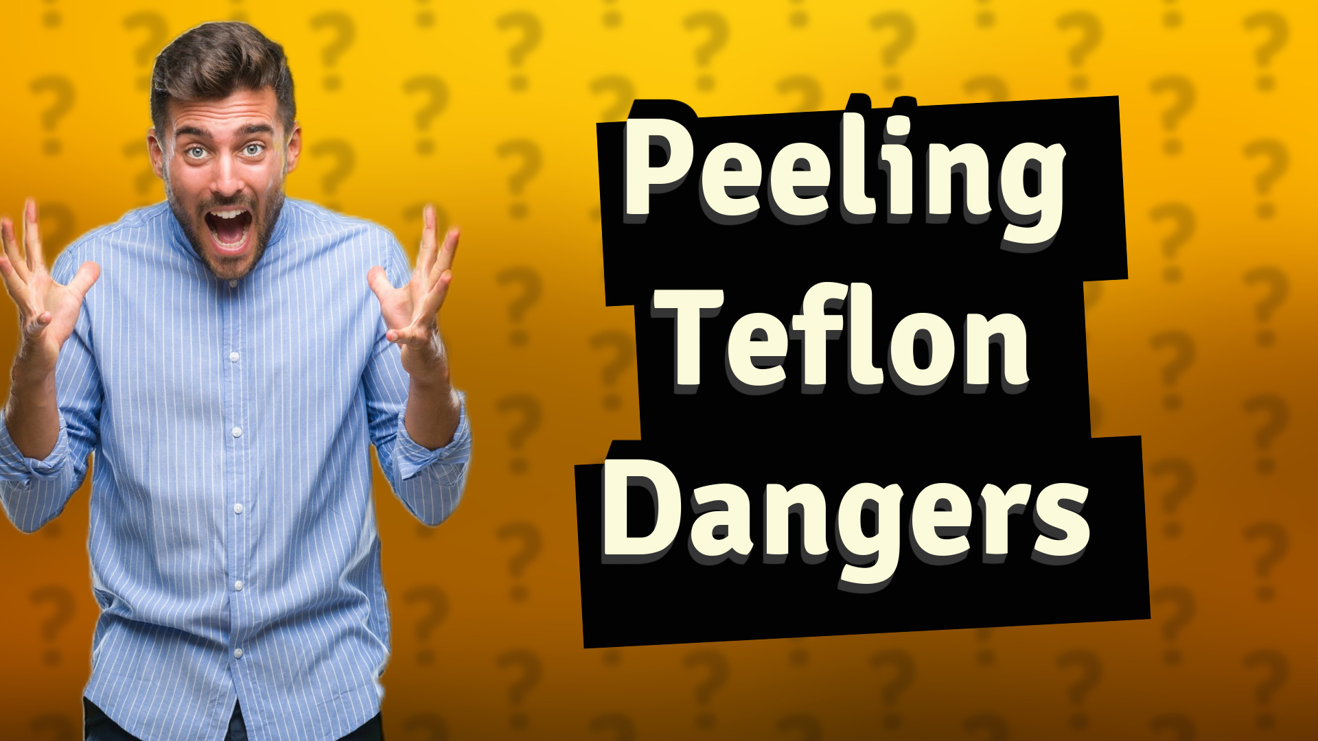 Peeling Teflon Dangers
