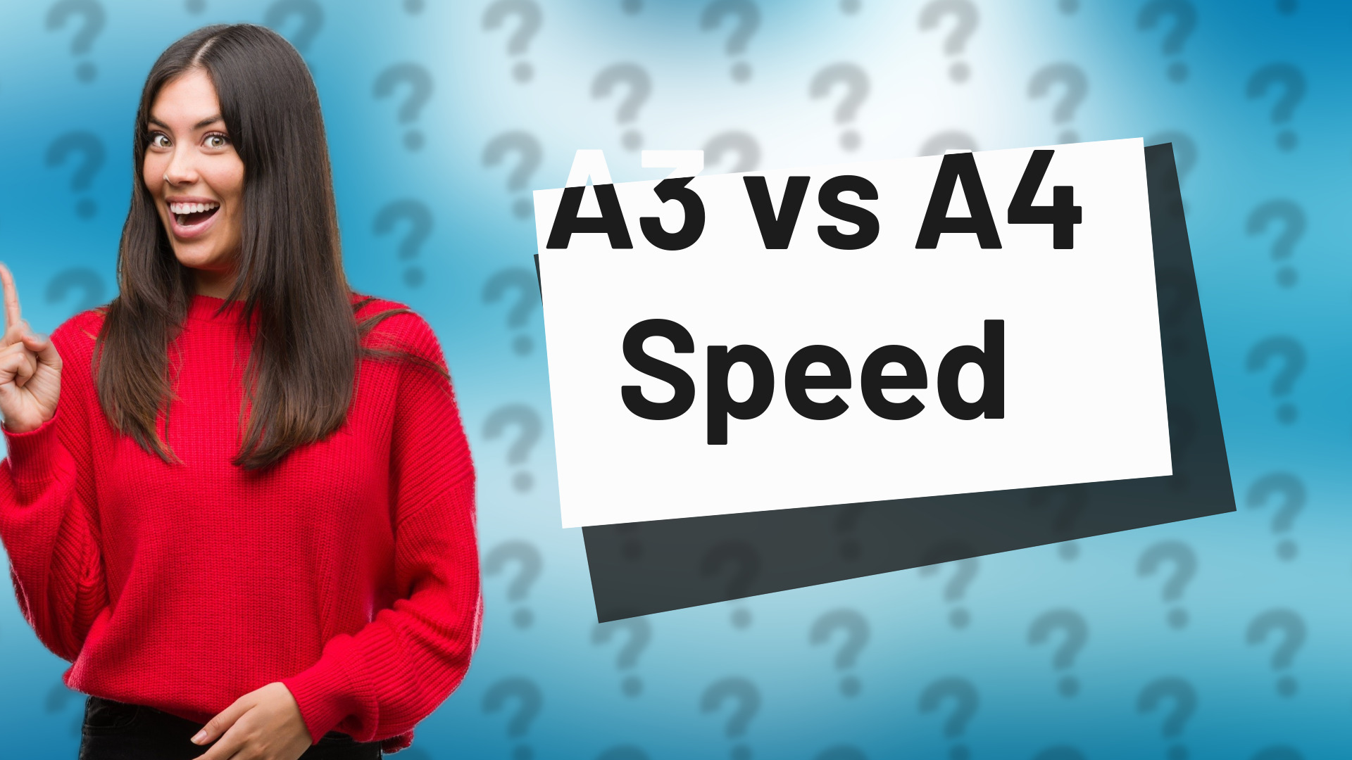 A3 vs A4 Speed