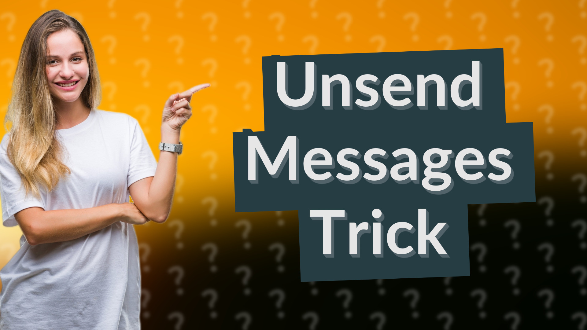 Unsend Messages Trick