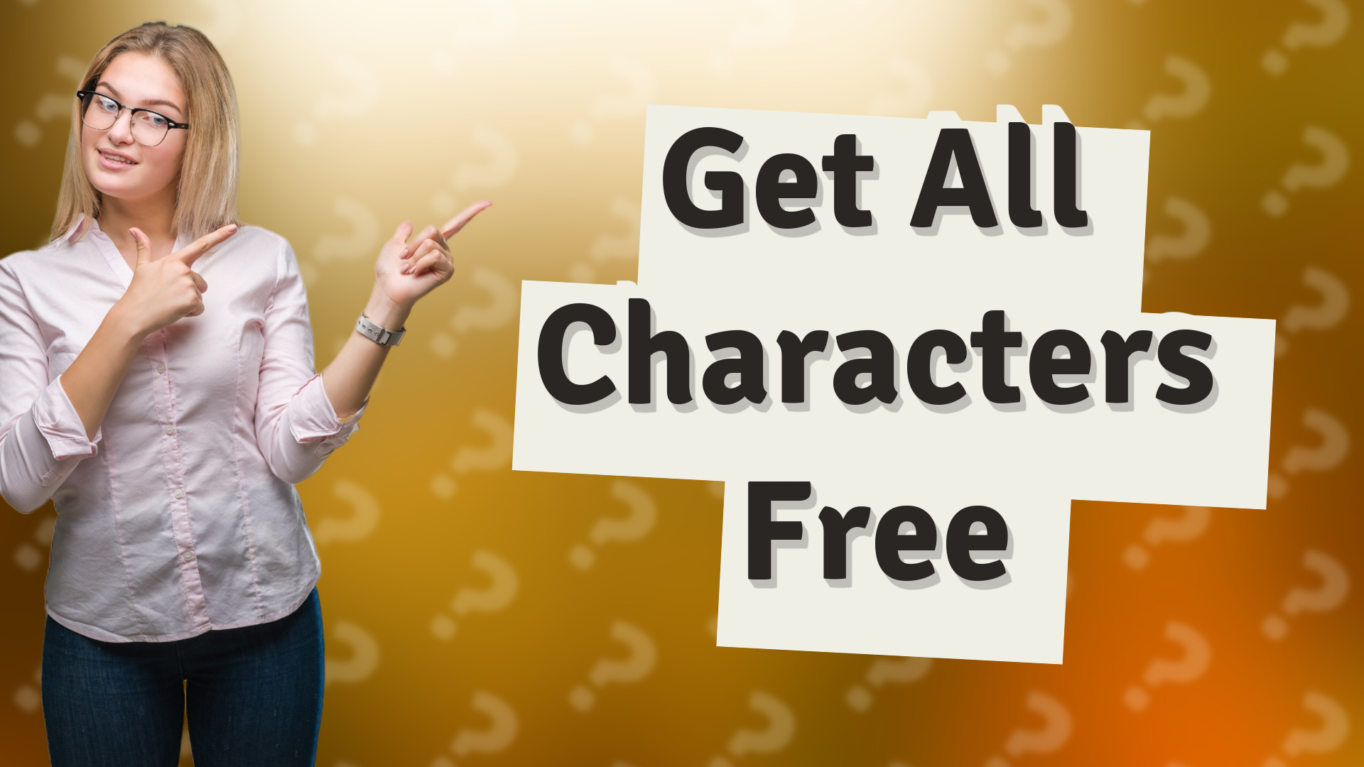 Get All Characters Free