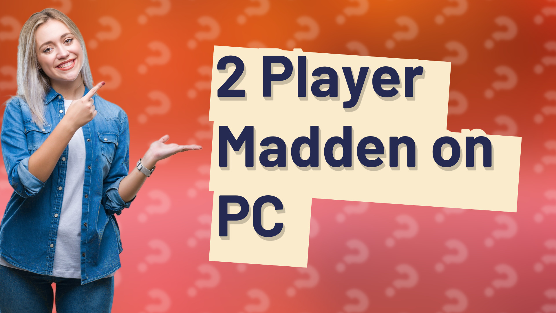 2 Player Madden on PC