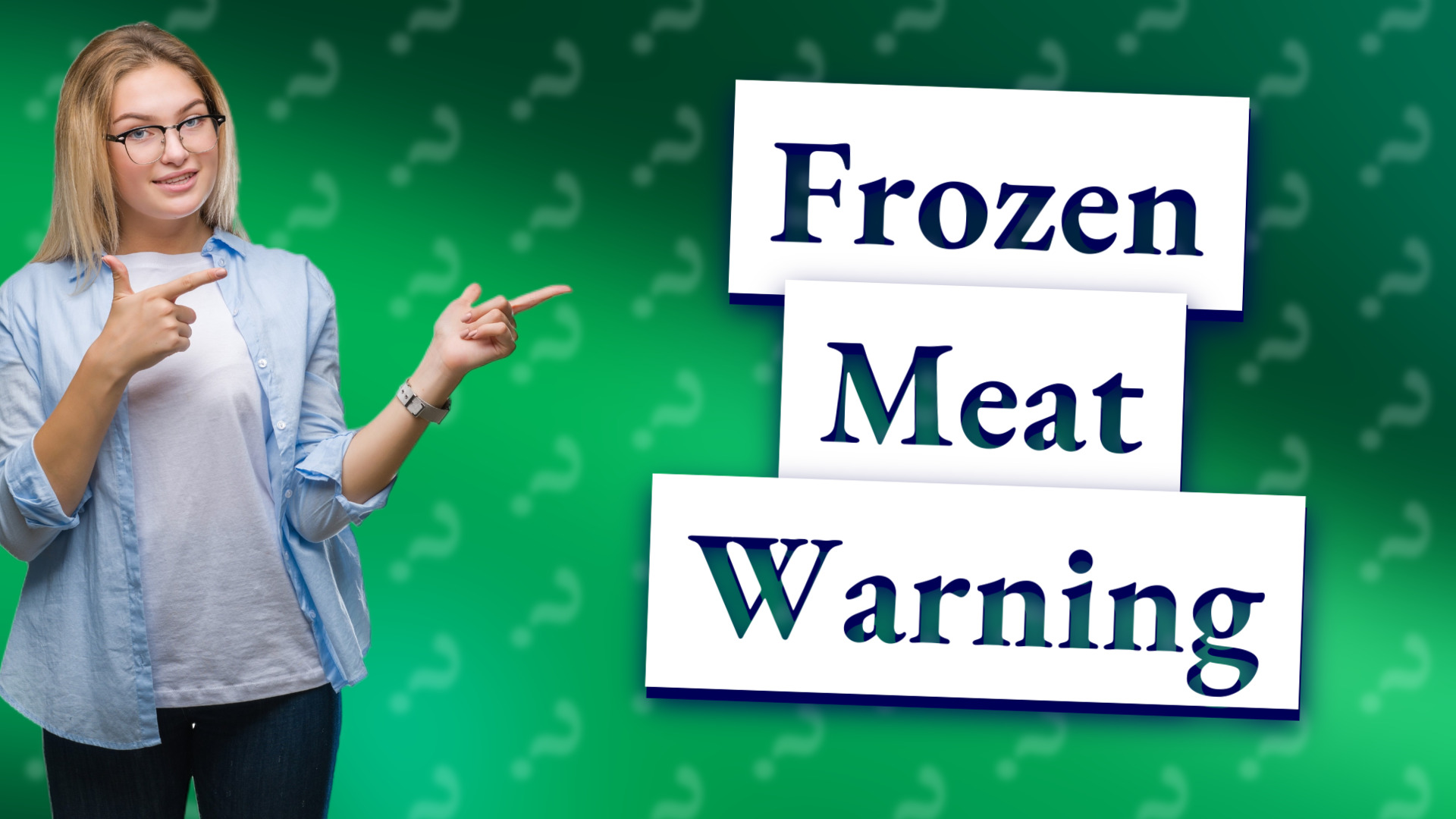 Frozen Meat Warning