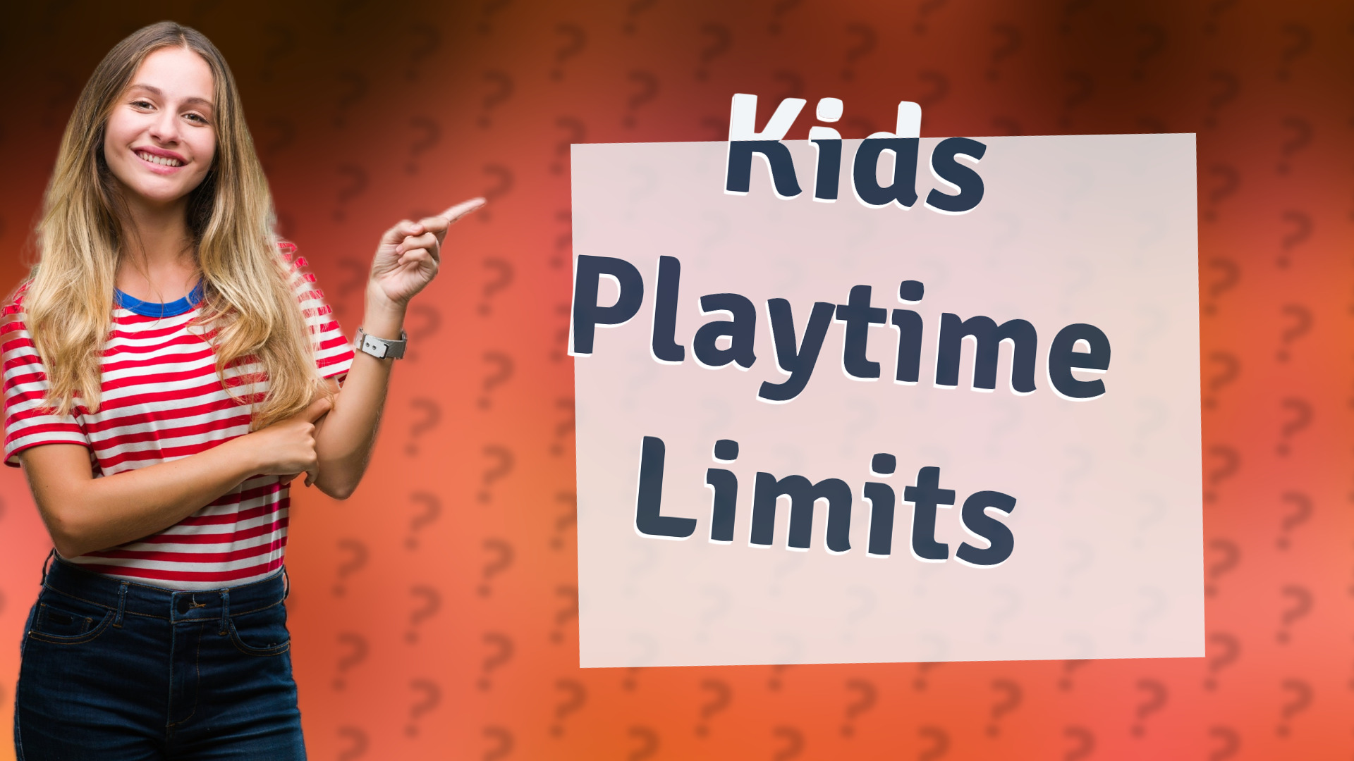 Kids Playtime Limits