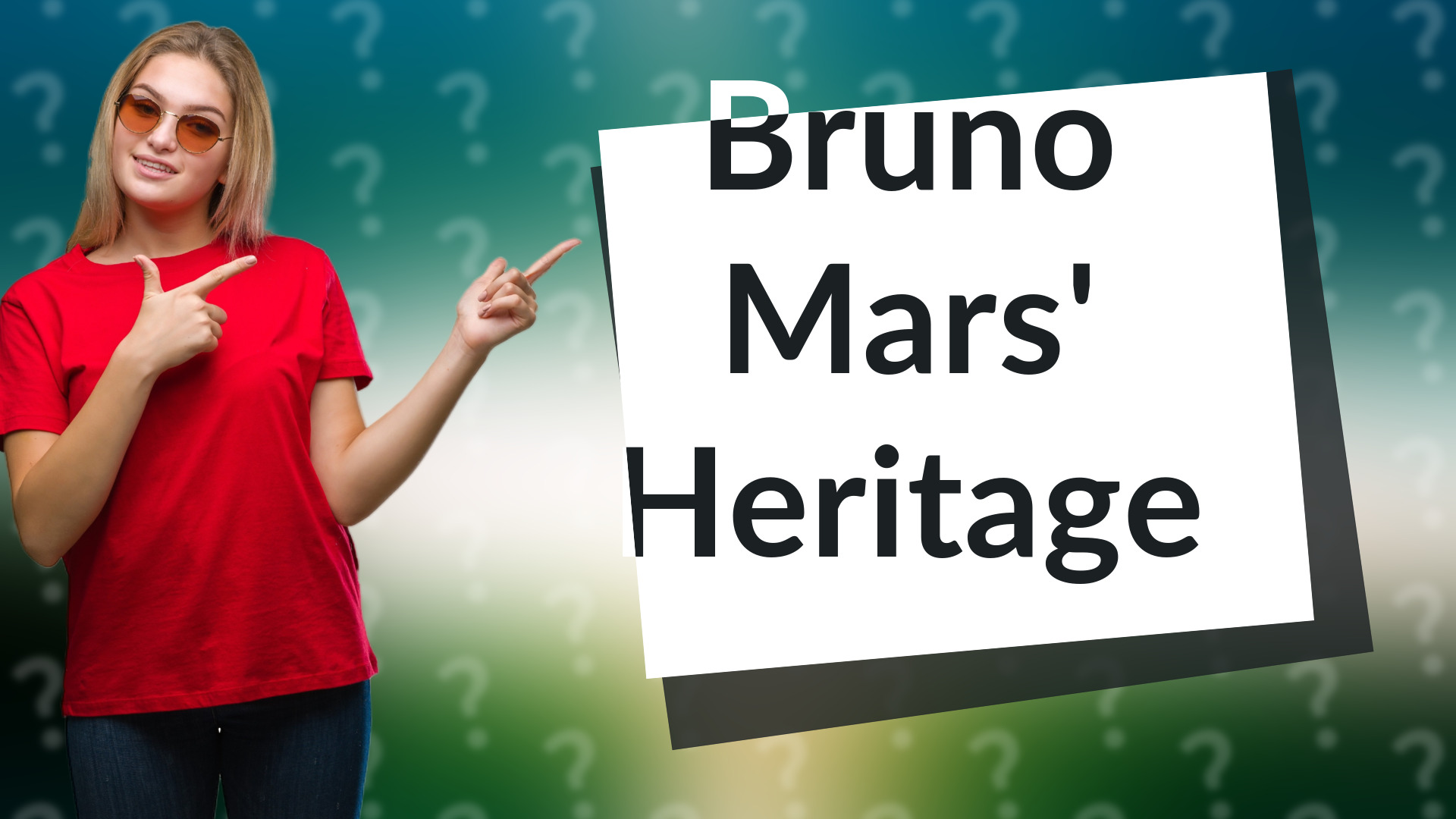 Bruno Mars' Heritage