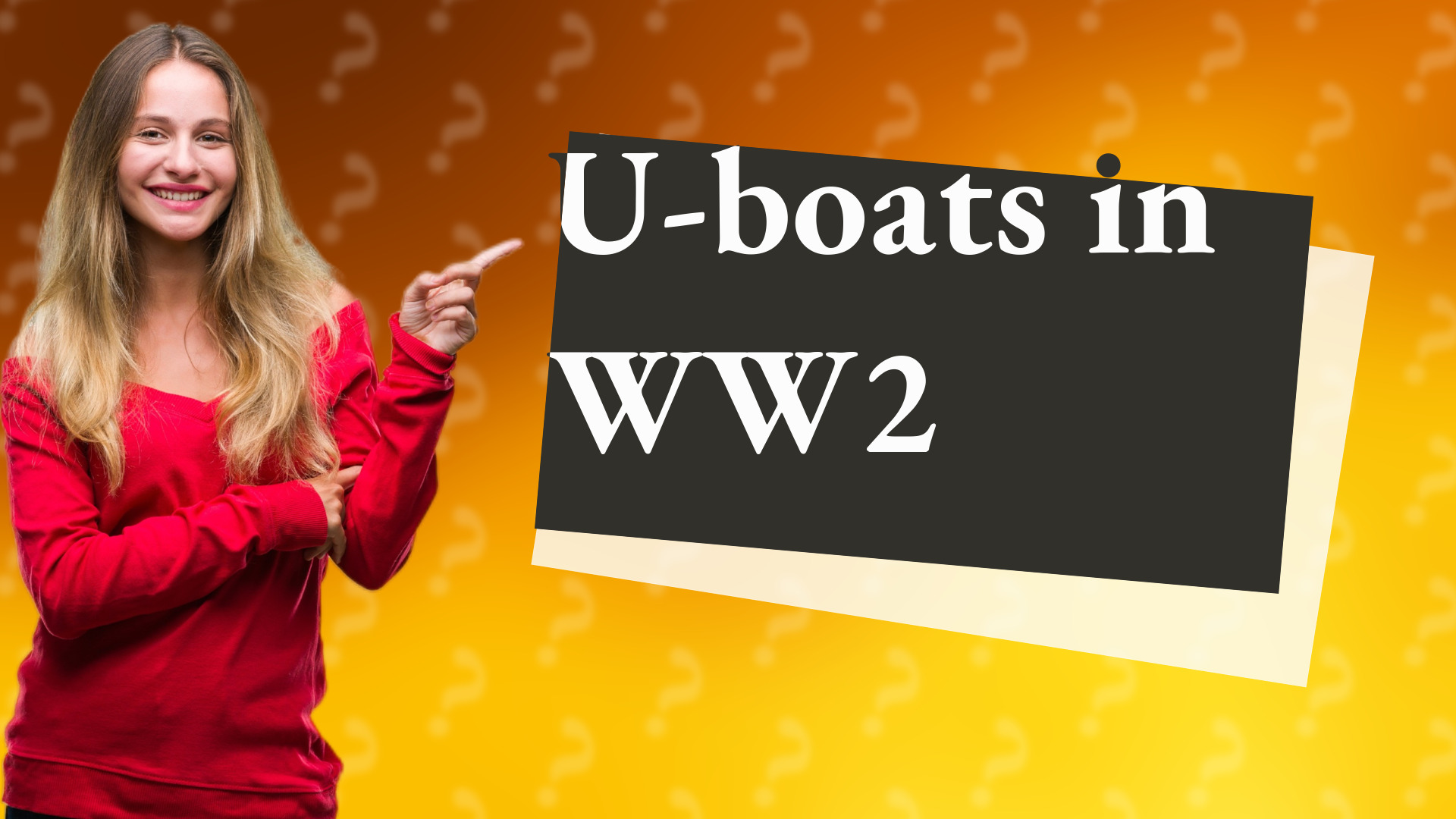 U-boats in WW2