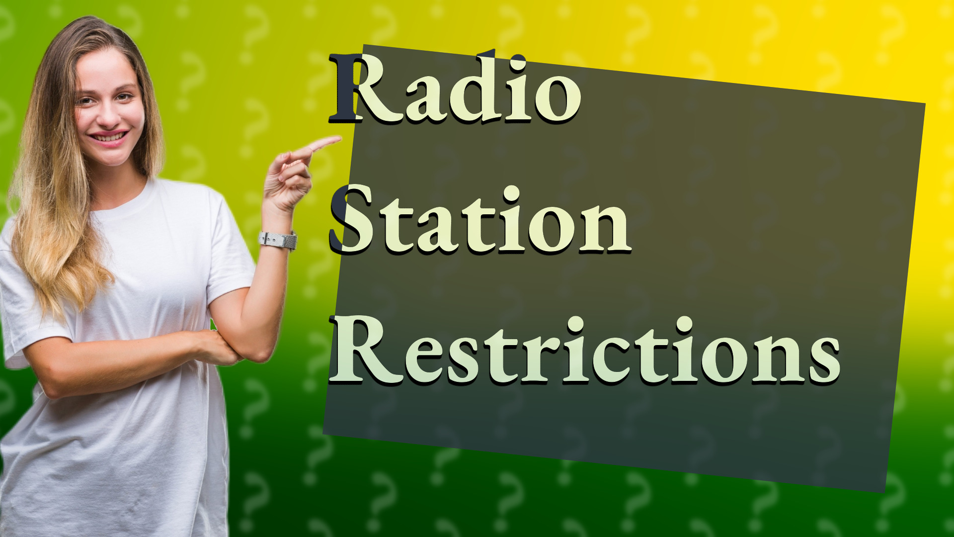 Radio Station Restrictions