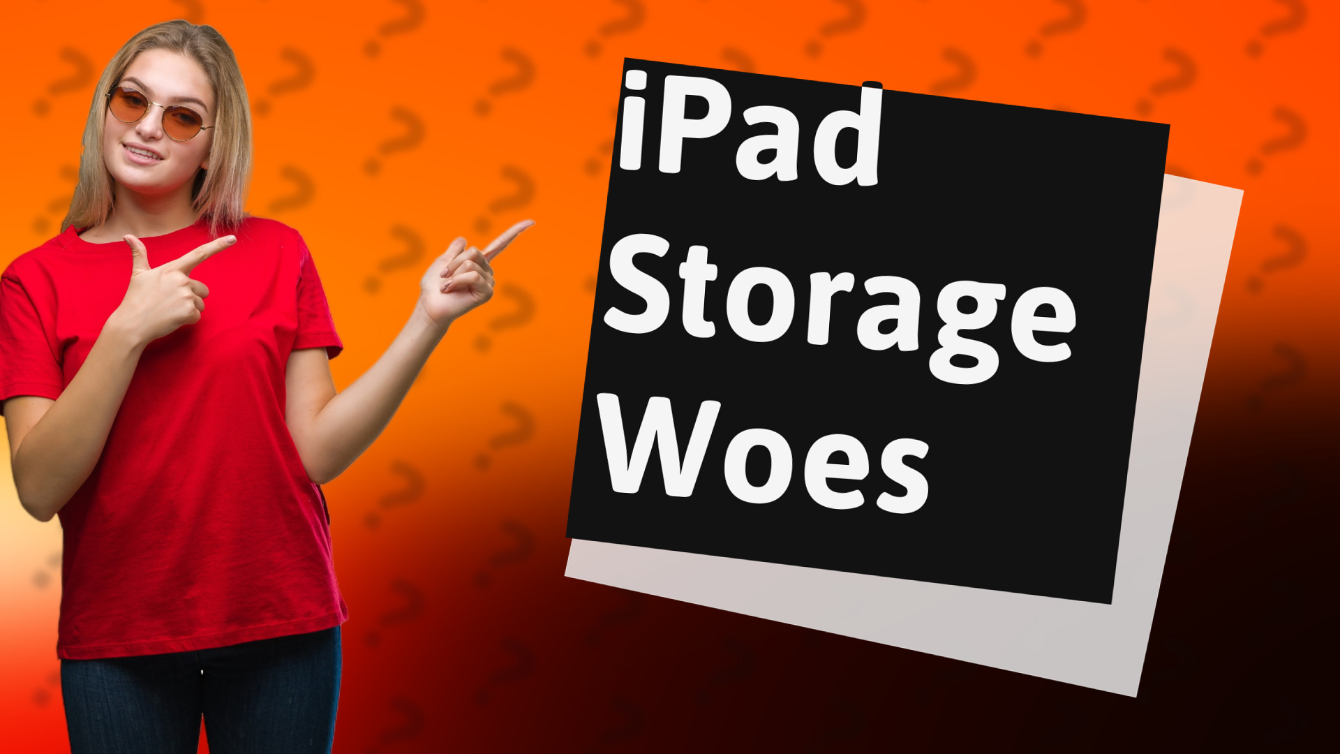 iPad Storage Woes