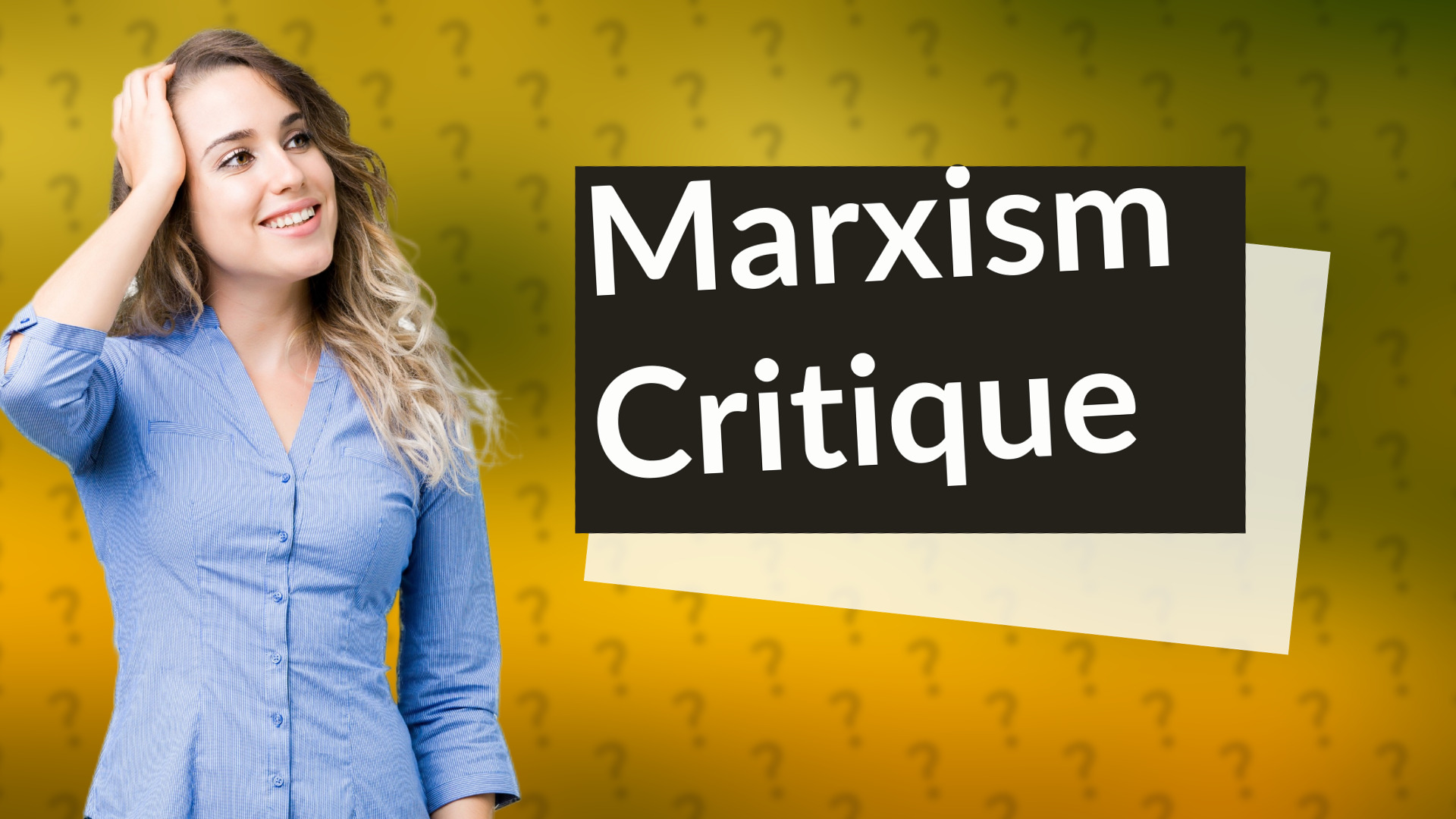 Marxism Critique