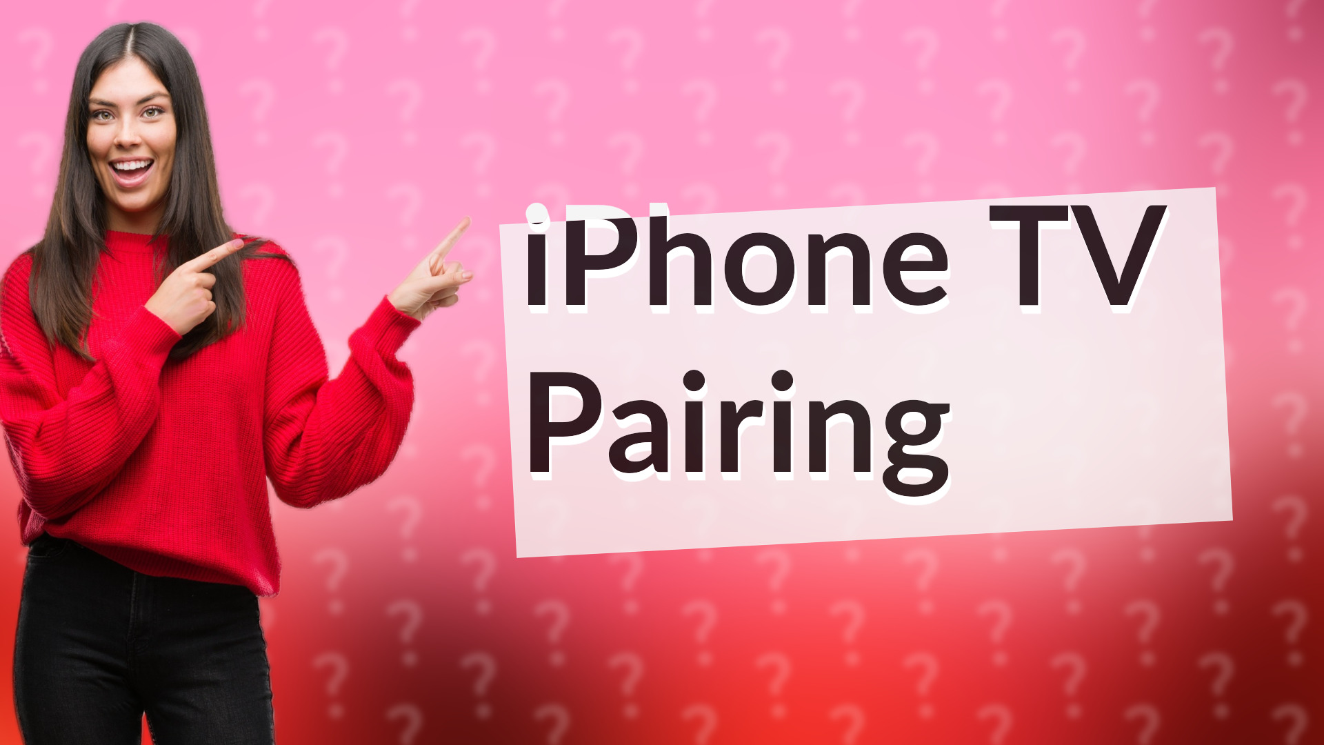 iPhone TV Pairing