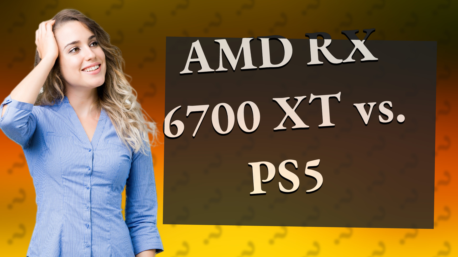 AMD RX 6700 XT vs. PS5