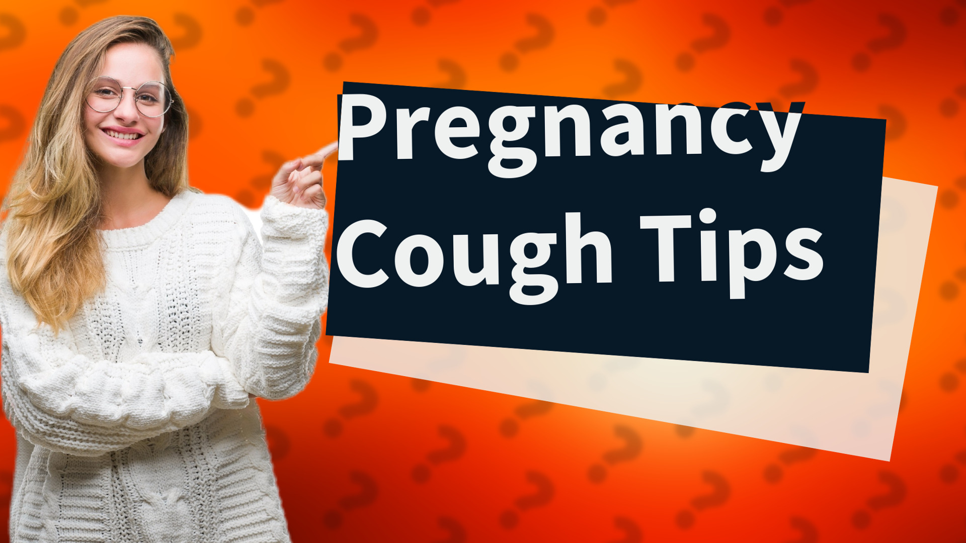Pregnancy Cough Tips